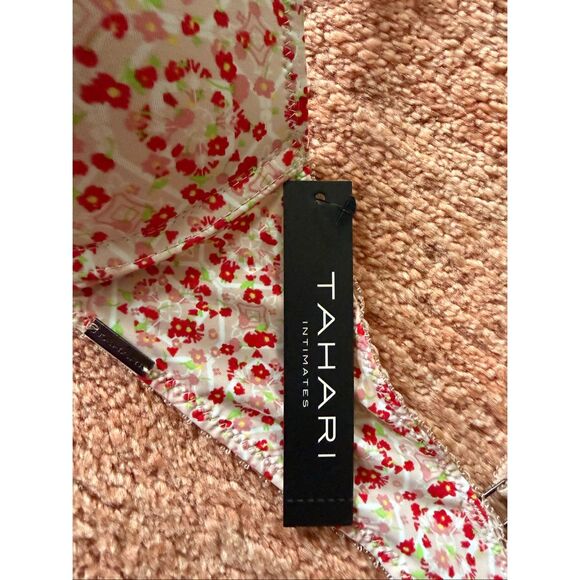 NWT Tahari Intimates Rose Dust Floral Underwire Padded Bra 34C - Picture 3 of 4